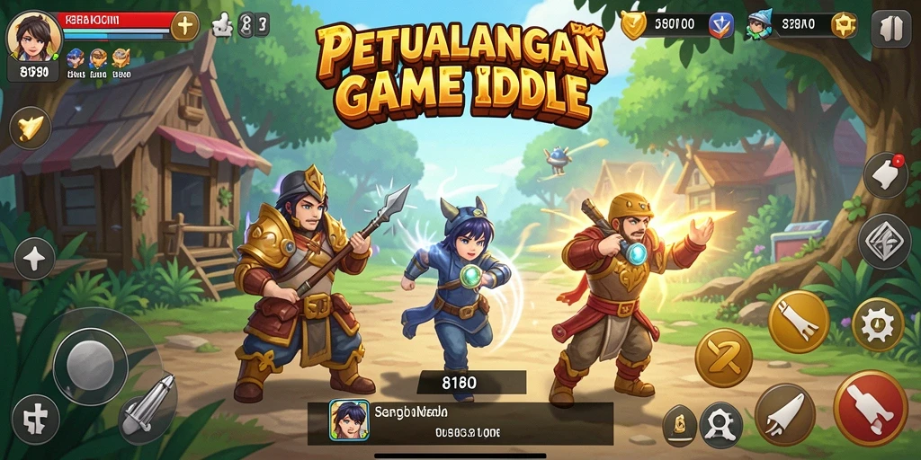 Tampilan gameplay menarik dari 8180 dalam suasana santai.