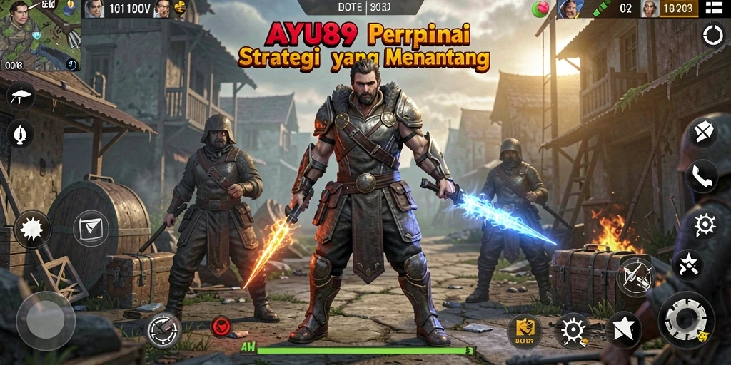 Gameplay AYU89 dengan pertempuran strategi yang seru.