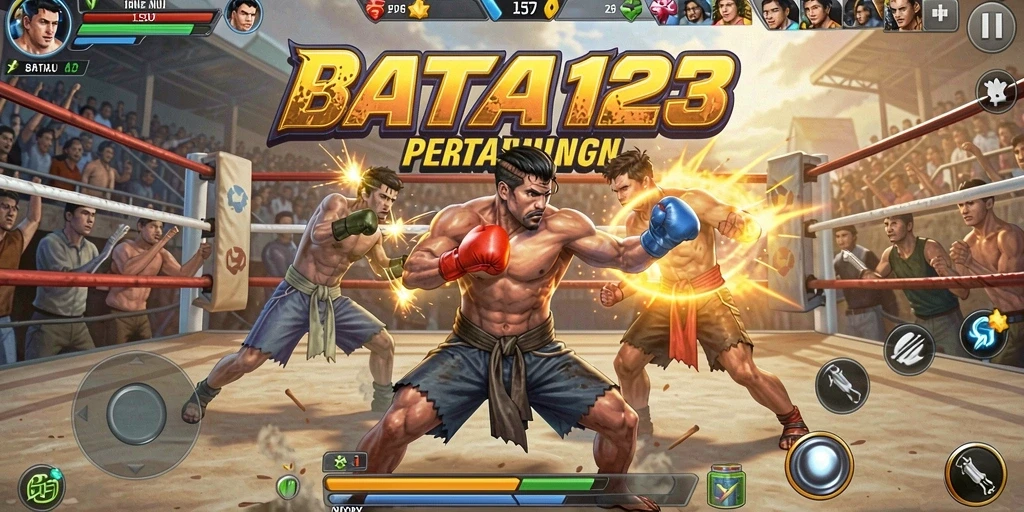 Tampilan pertarungan seru dalam BATA123 yang penuh aksi.