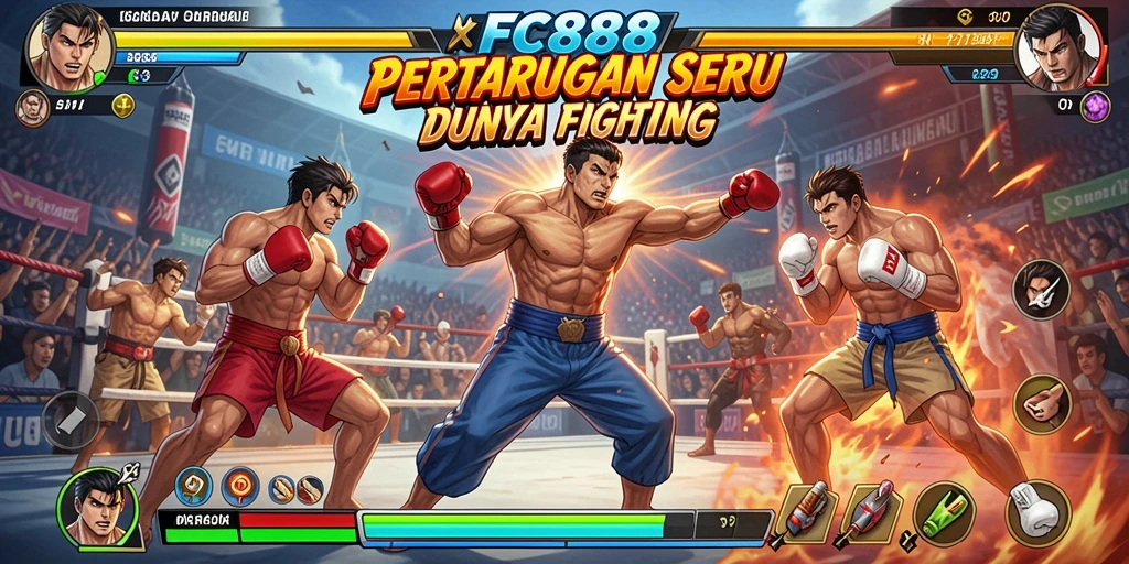 Gameplay menarik dari FC888 dengan aksi pertarungan yang intens.