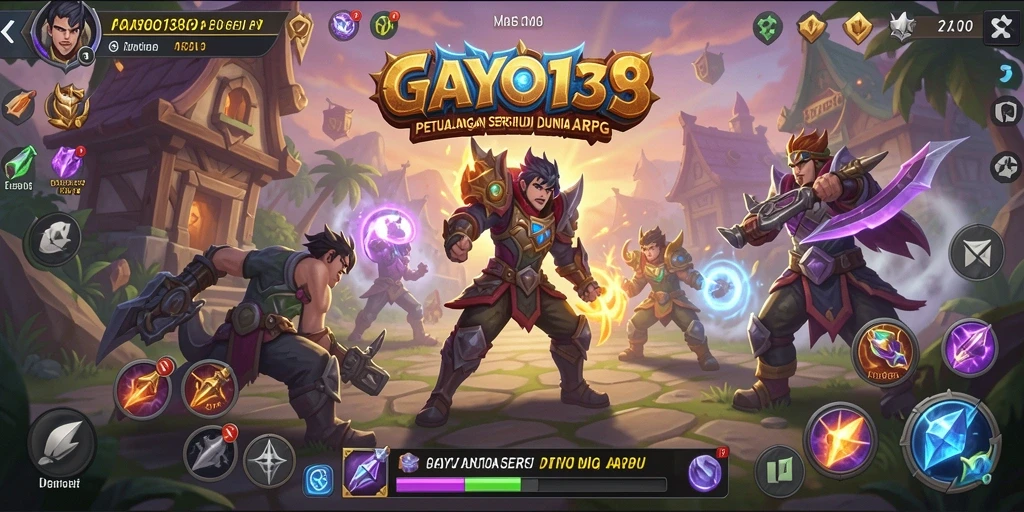 Tampilan gameplay seru di dunia ARPG GAYO138.