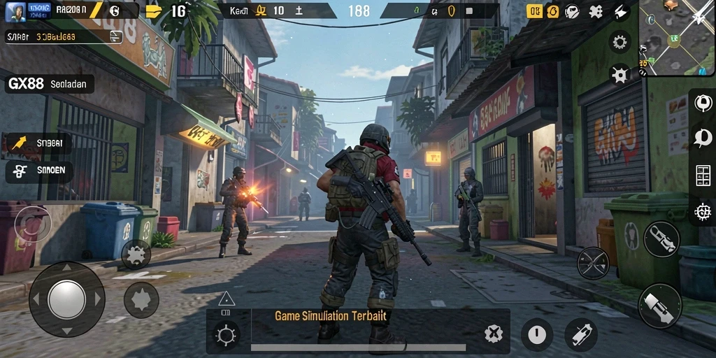 Tampilan gameplay GX88 yang menyenangkan dan interaktif.