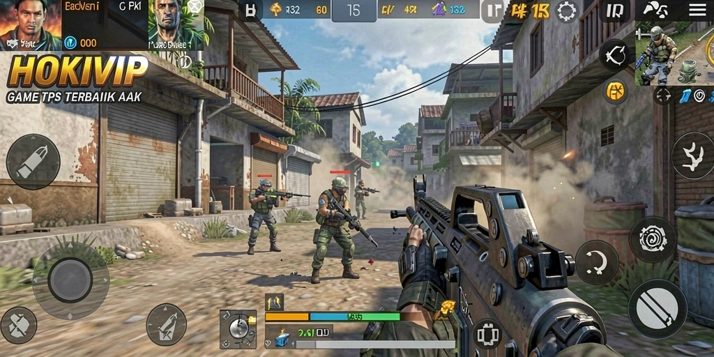 Tangkapan layar HOKIVIP menunjukkan aksi seru dan gameplay yang mendebarkan.