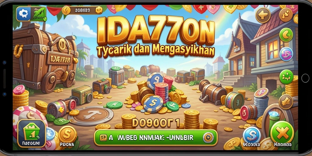 Tampilan gameplay IDA777 yang menunjukkan aksi mengelola bisnis Tycoon.