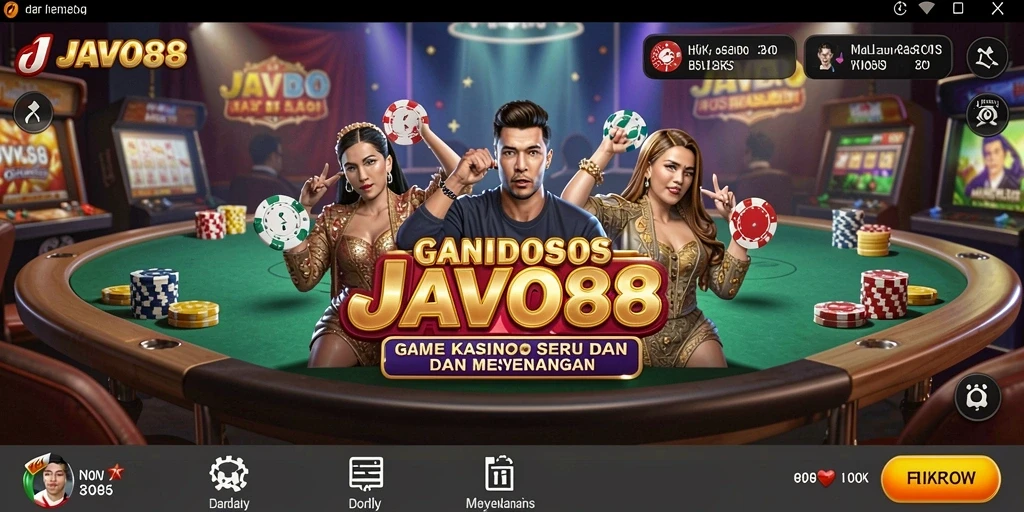 Tampilan menarik dari gameplay Kasino JAVO88 yang mengasyikkan.