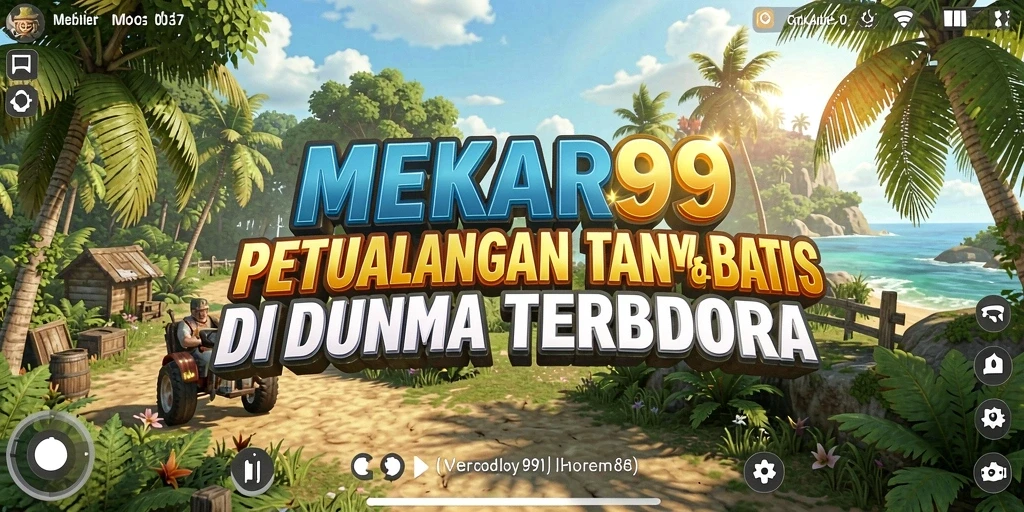 Tampilan gameplay MEKAR99 yang menakjubkan di dunia terbuka.