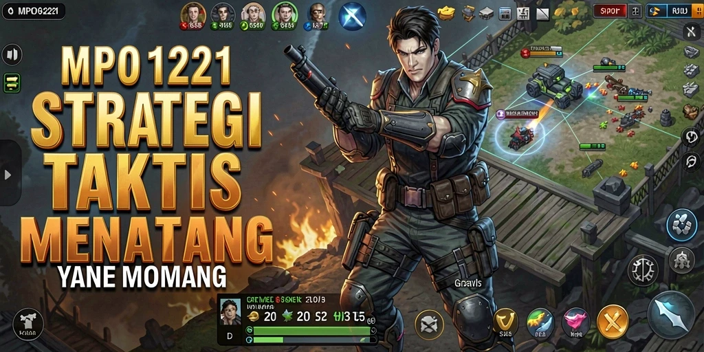 Tampilan gameplay MPO1221 yang intens dan strategis.