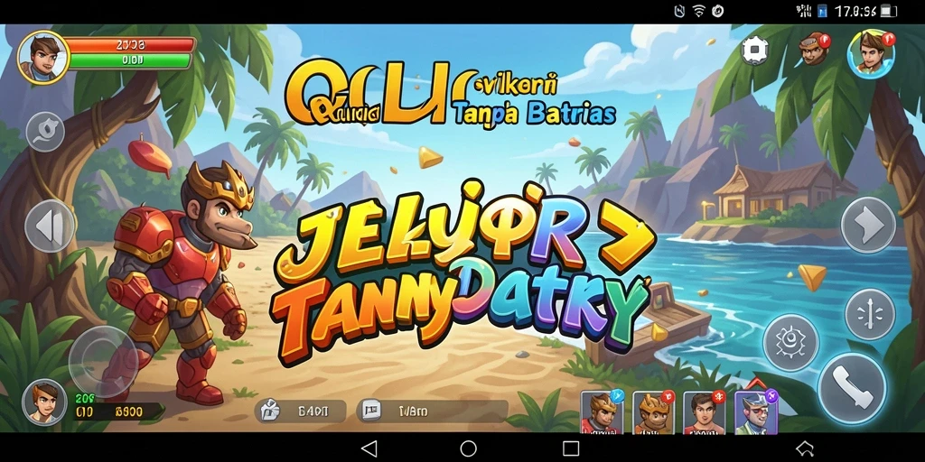 Tampilan gameplay Open World yang menakjubkan di QGLUCKY.