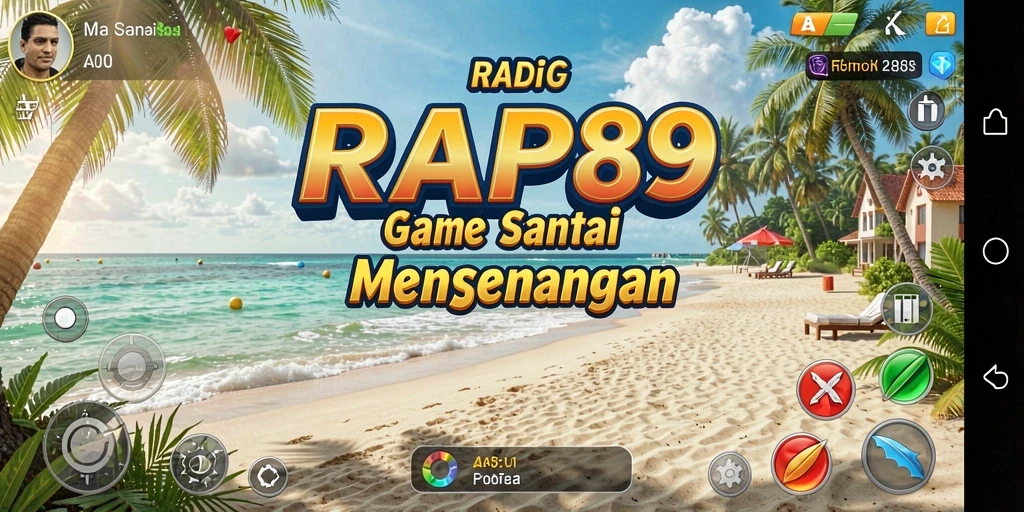 Screenshot menunjukkan gameplay santai dan menarik dari RAP89.