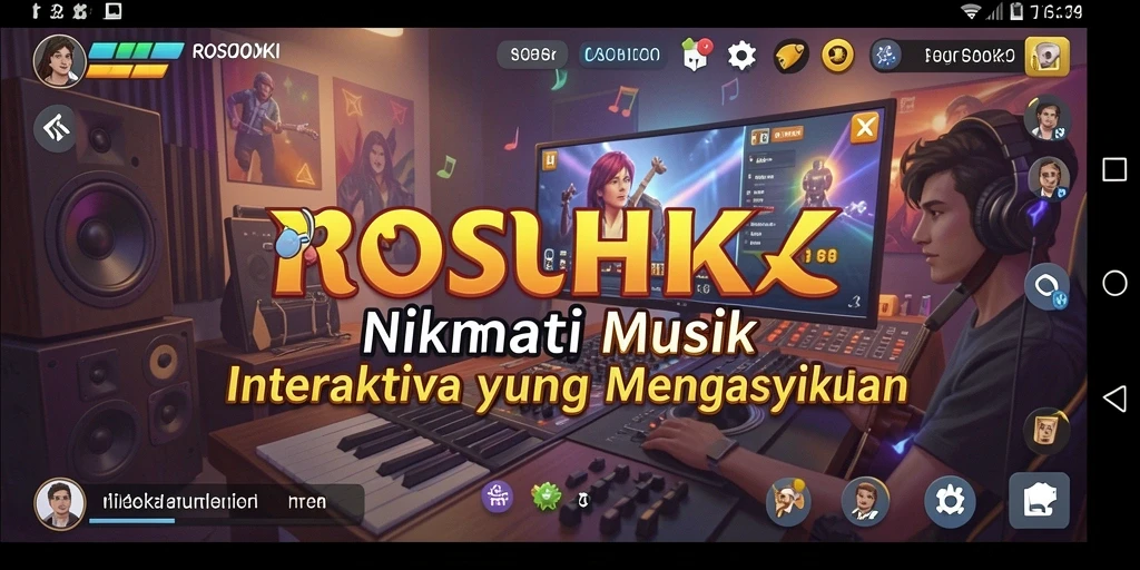 Screenshot menampilkan gameplay interaktif ROSOHOKI yang menarik.