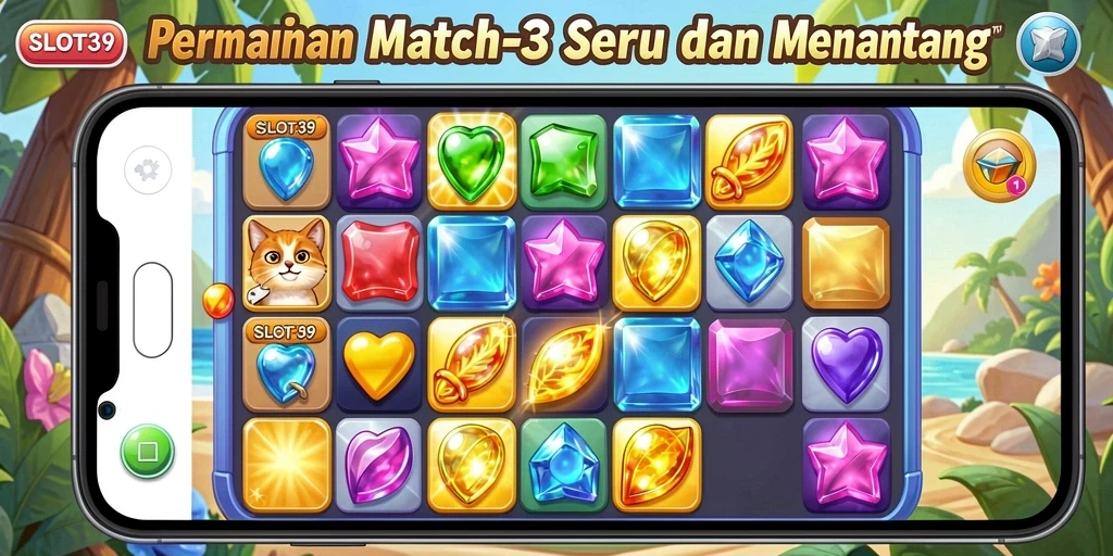 Screenshot utama yang menampilkan gameplay seru di SLOT39.