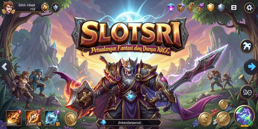 Tampilan gameplay SLOTSRI yang penuh aksi dan petualangan ARPG.