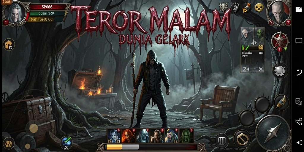 Gameplay SP666 yang menegangkan dengan elemen Horror yang mencekam.