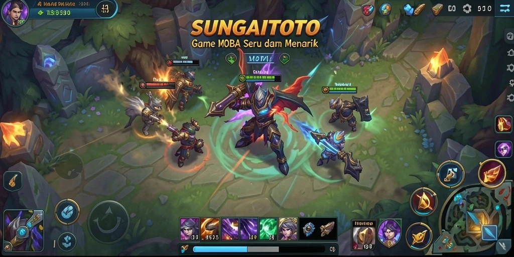 Tangkapan layar permainan SUNGAITOTO yang menunjukkan aksi pertarungan intens.
