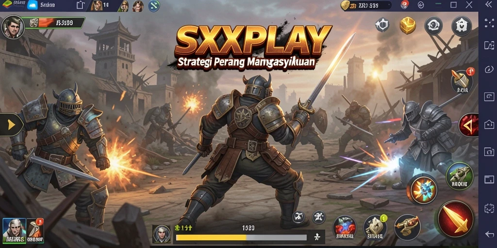 Tampilan gameplay SXXPLAY yang menegangkan dan strategis.