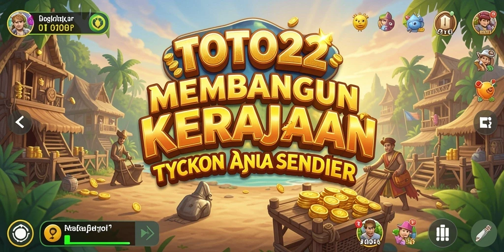 Screenshot utama TOTO22 menampilkan gameplay Tycoon yang menarik.